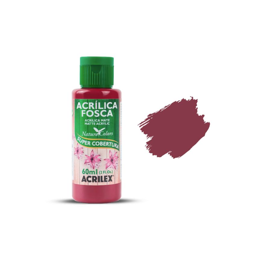 Tinta Acrílica Fosca Cereja