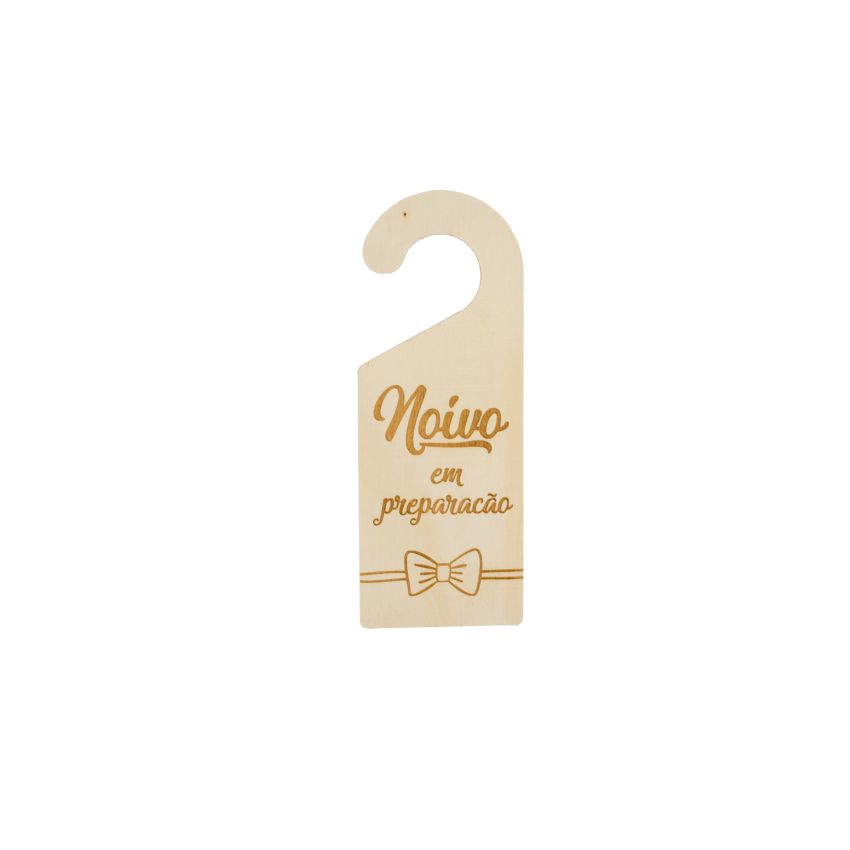 SET 6 PLACAS PORTA NOIVO 9.5X25X0.6CM