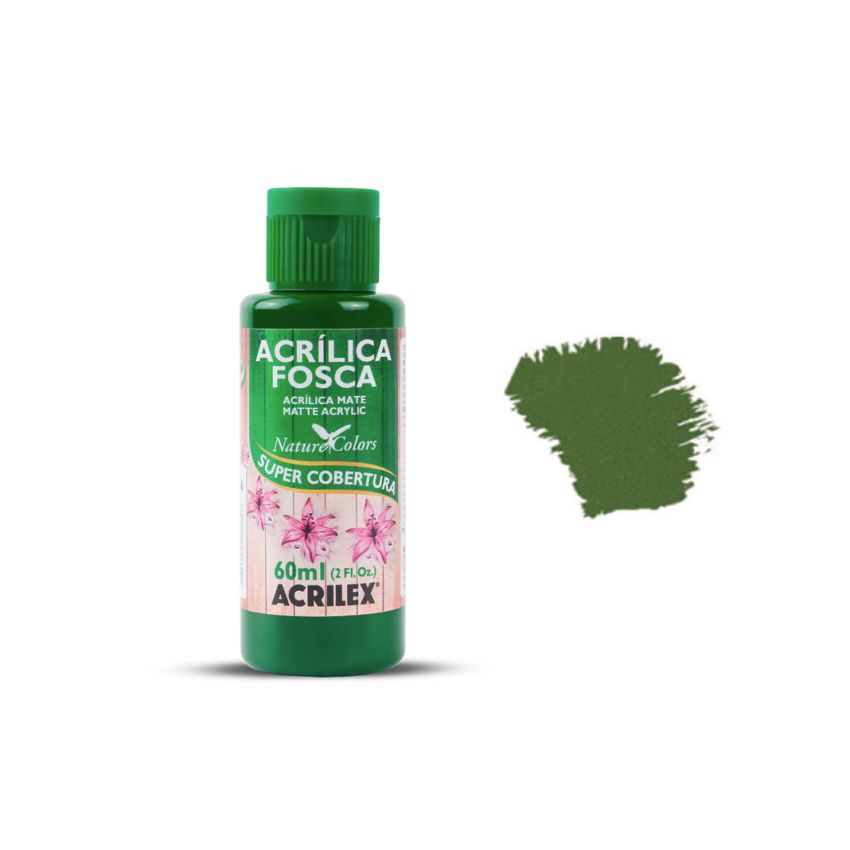 Tinta Acrílica Fosca Verde Musgo