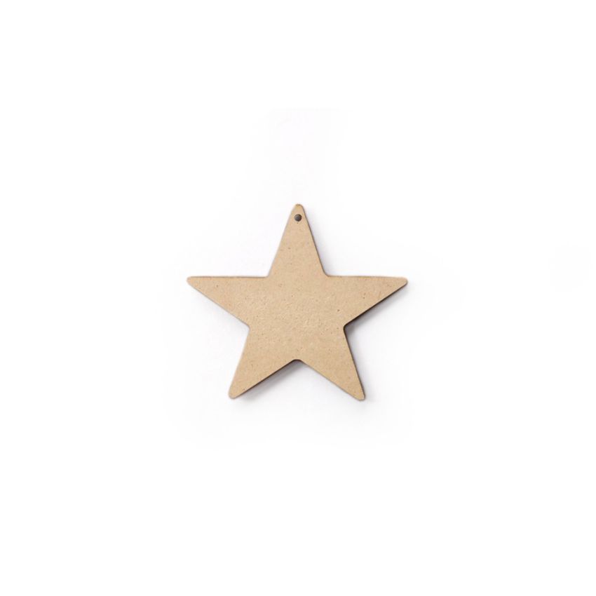 SET 12 ESTRELAS 11.2X10X0.3CM MDF
