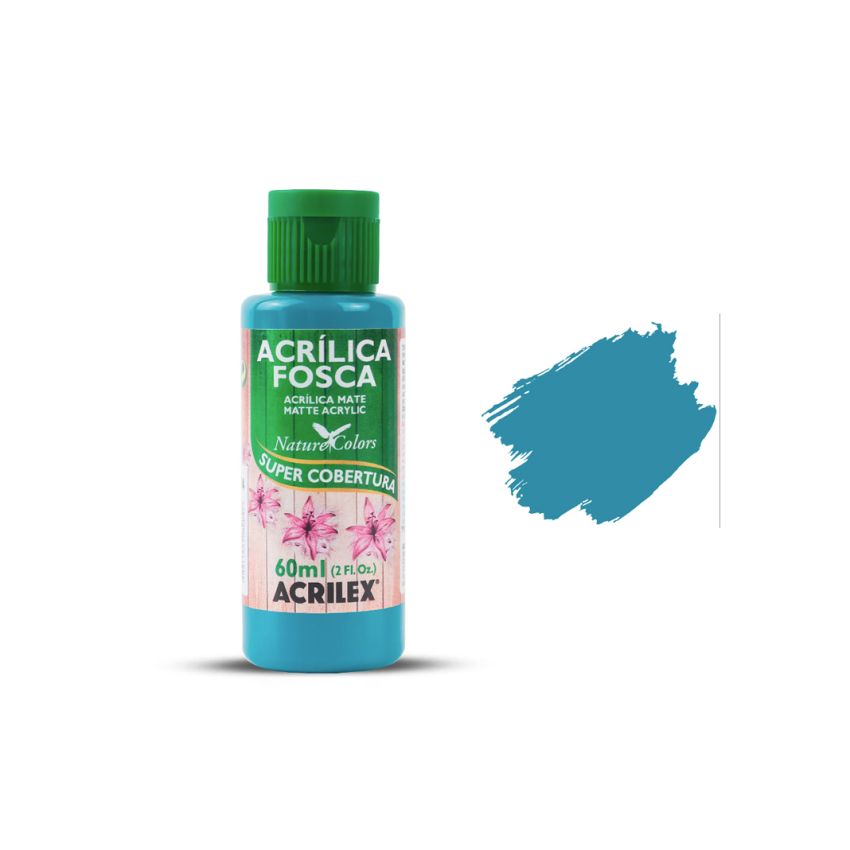 Tinta Acrílica Fosca Azul Piscina