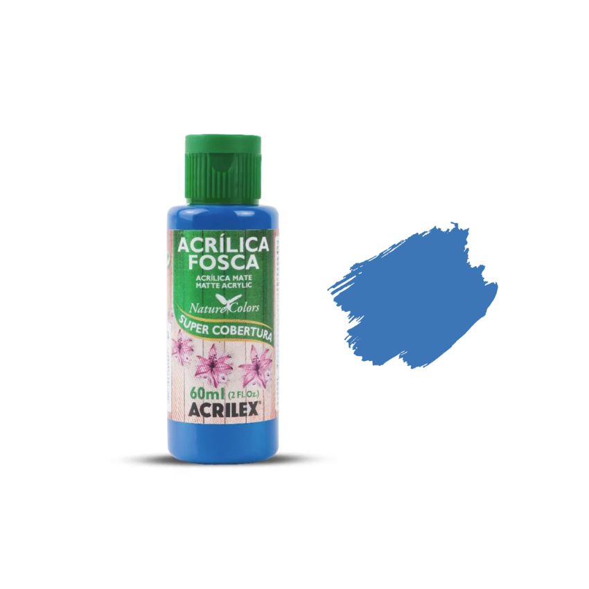 Tinta Acrílica Fosca Azul 