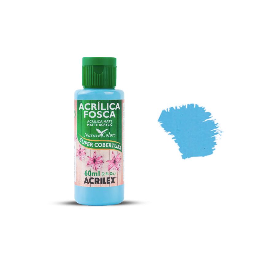 Tinta Acrílica Fosca Azul Celeste 