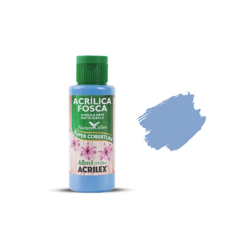 Tinta Acrílica Fosca Azul Bali