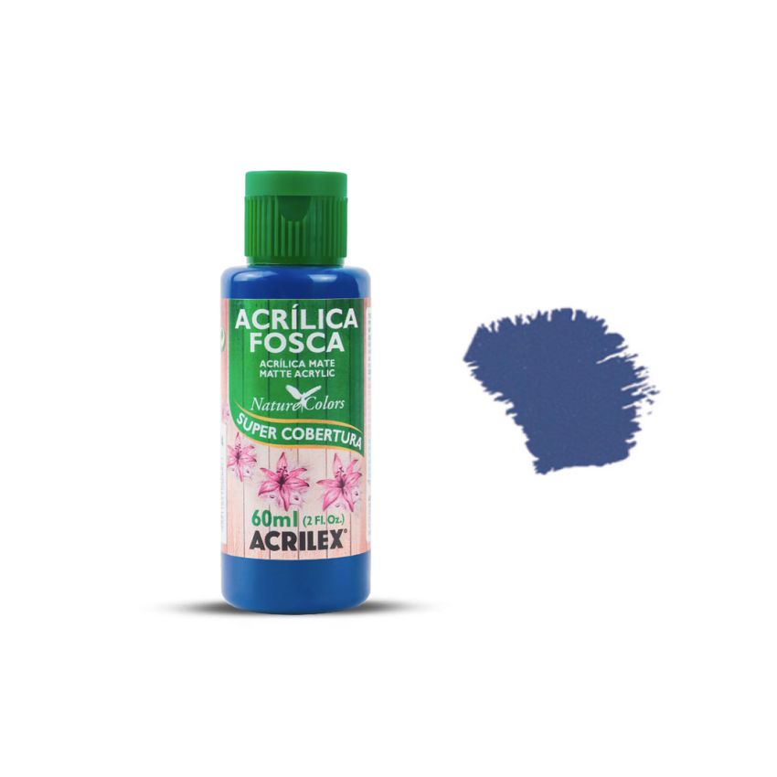 Tinta Acrílica Fosca Azul Turquesa