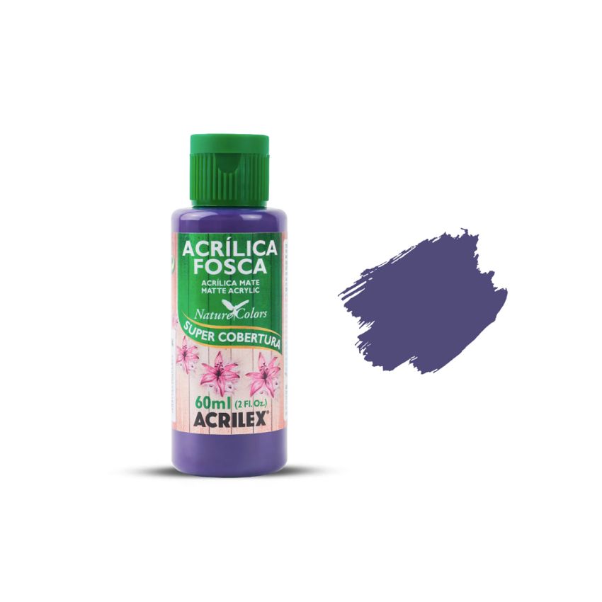 Tinta Acrílica Fosca Violeta Escuro