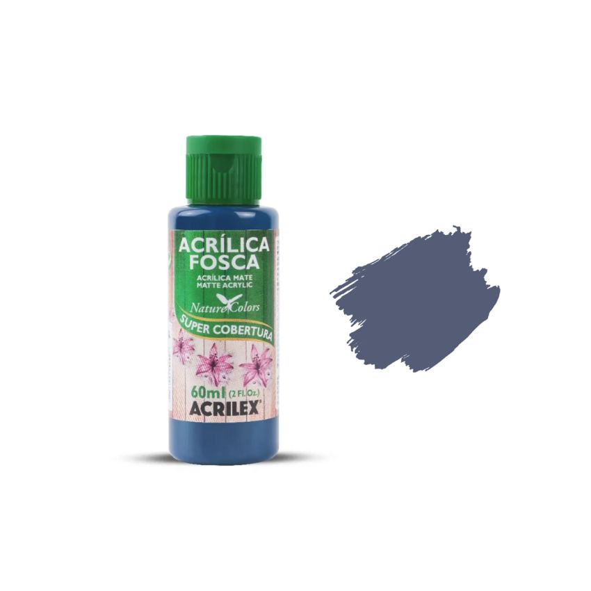 Tinta Acrílica Fosca Azul Seco