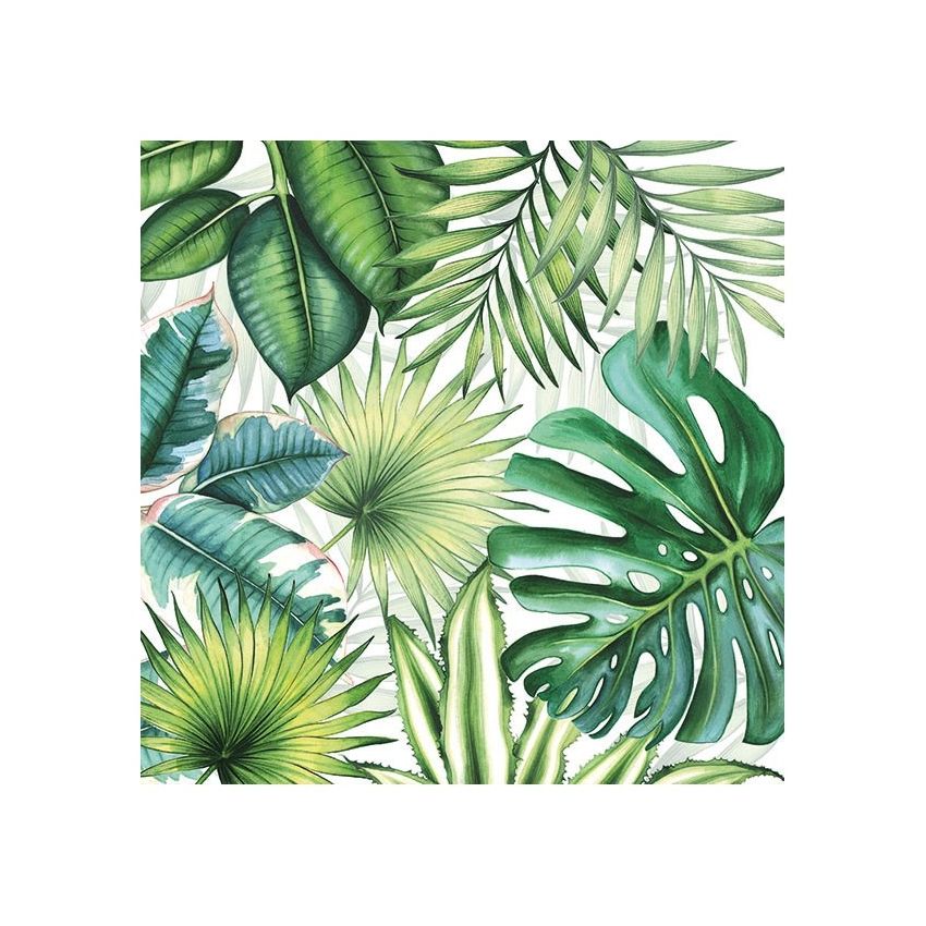 Guardanapo Tropical Leaves 30x30cm