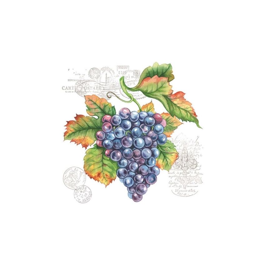 Guardanapo Grape Vine 30x30cm