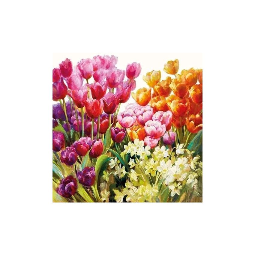 Guardanapo TULIPS 30x30cm