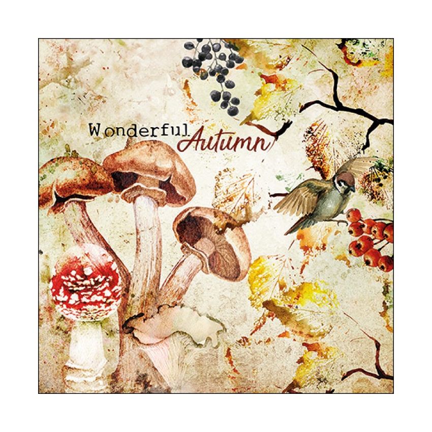 Guardanapo WONDERFUL AUTUMN 30x30cm