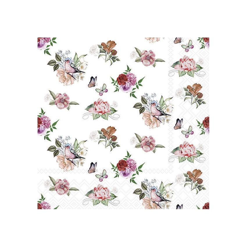 Guardanapo CHARLOTTE WHITE 30x30cm