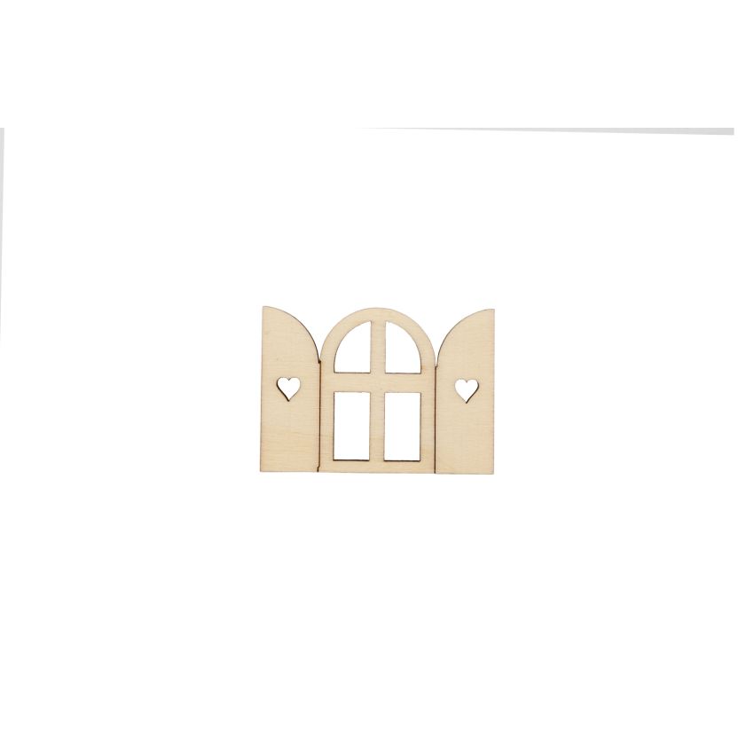 SET 12 JANELAS 5.7X4.1X0.4CM CHOUPO