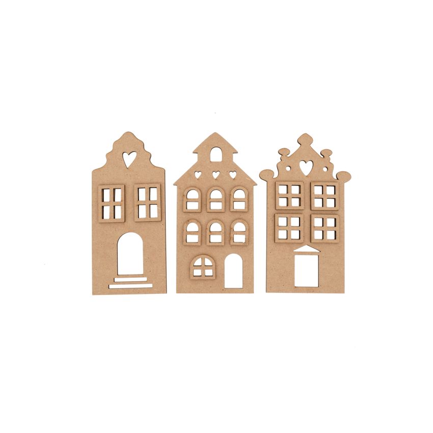 SET 3 CASAS 20X0.3CM MDF