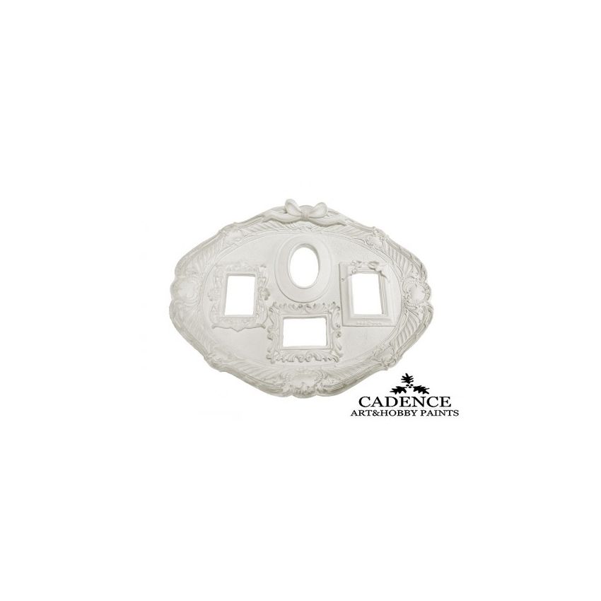 BANDEJA FIGURAS RESINA CADENCE 39x30.5 CM