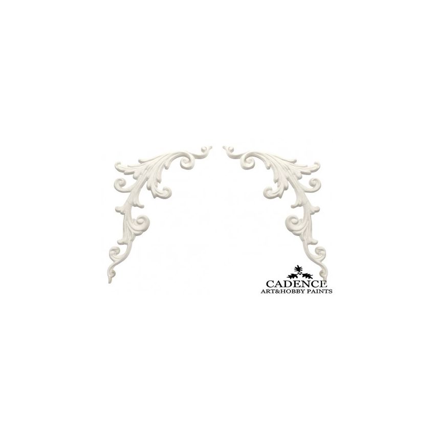 CONJUNTO DECORAÇÃO RESINA CADENCE 27.5x10.5 CM