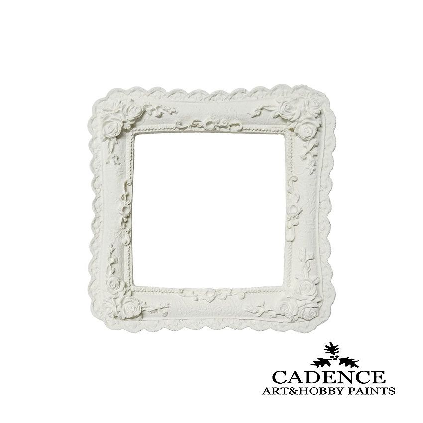 QUADRO PEQUENO FLORES CADENCE 13x13 / 8x8 CM