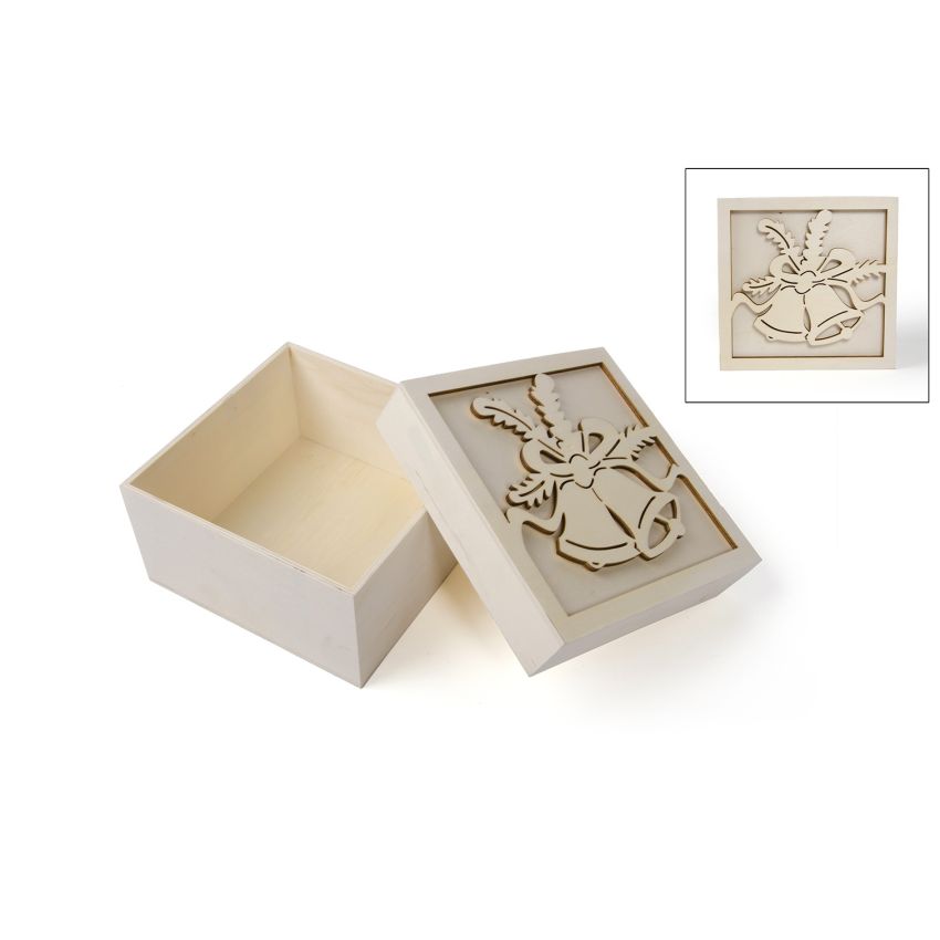 CAIXA C/SINOS 16X16X8CM C/PLACA