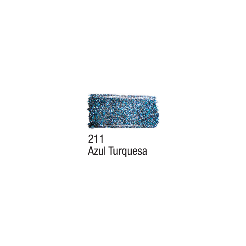 Tinta Teciedo Glitter Azul Turquesa