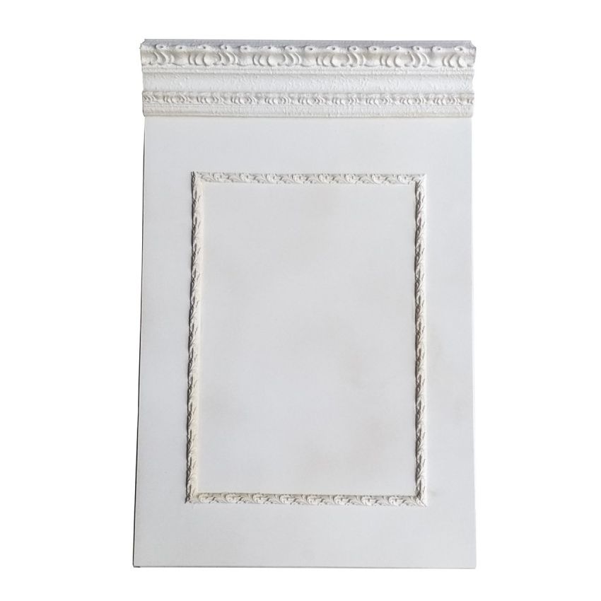 TÁBUA COM DECORAÇÃO RESINA 32x52x4.5 CM