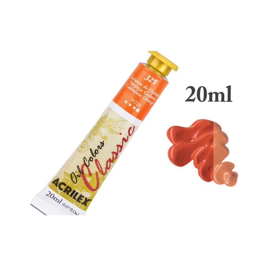 Tinta de Oleo Laranja Cadmio