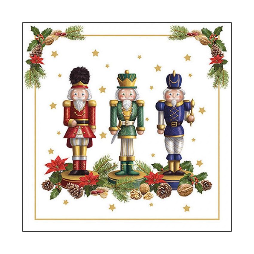 Guardanapo BEARDED NUTCRACKER 30x30cm