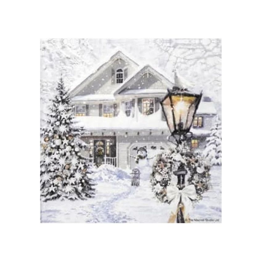 Guardanapo CHRISTMAS HOUSE 30x30cm