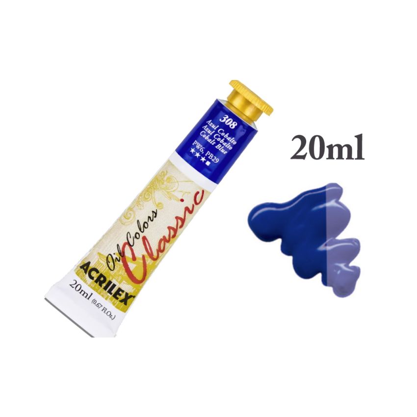 Tinta de Oleo Azul Cubalto