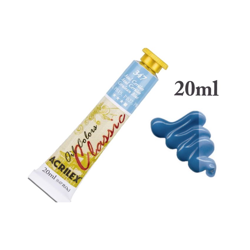 Tinta de Oleo Azul Ceruleo