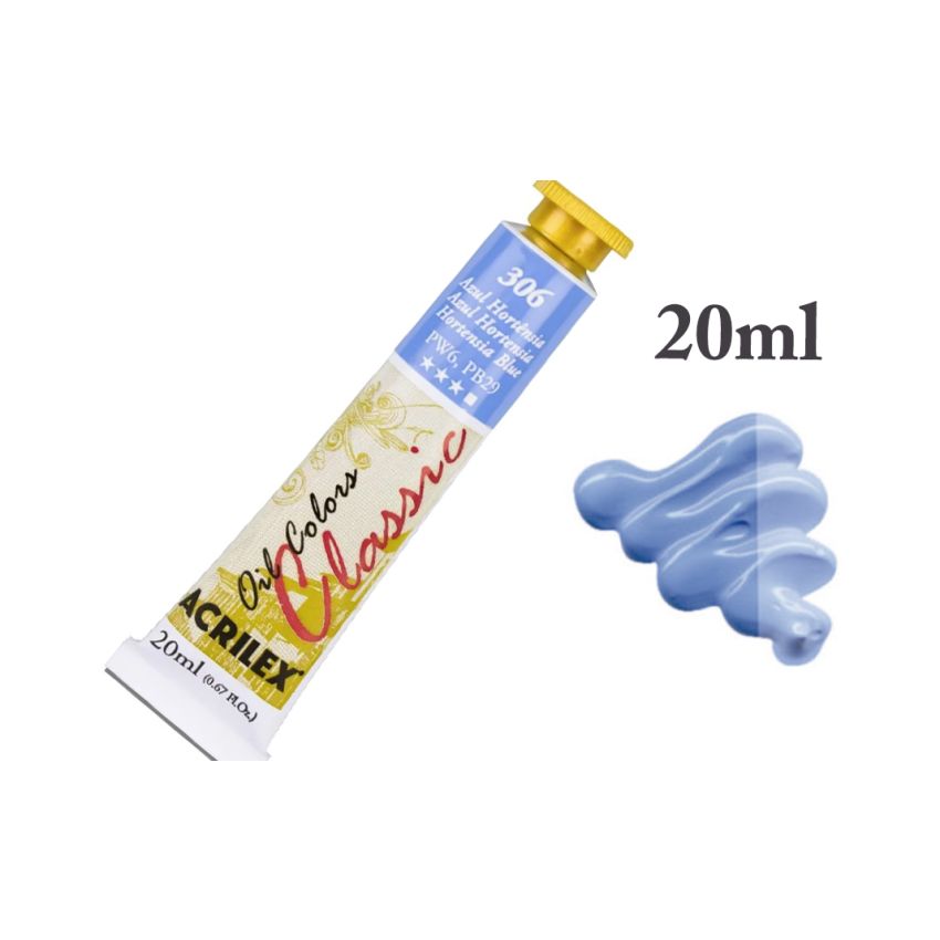 Tinta de Oleo Azul Hortensia