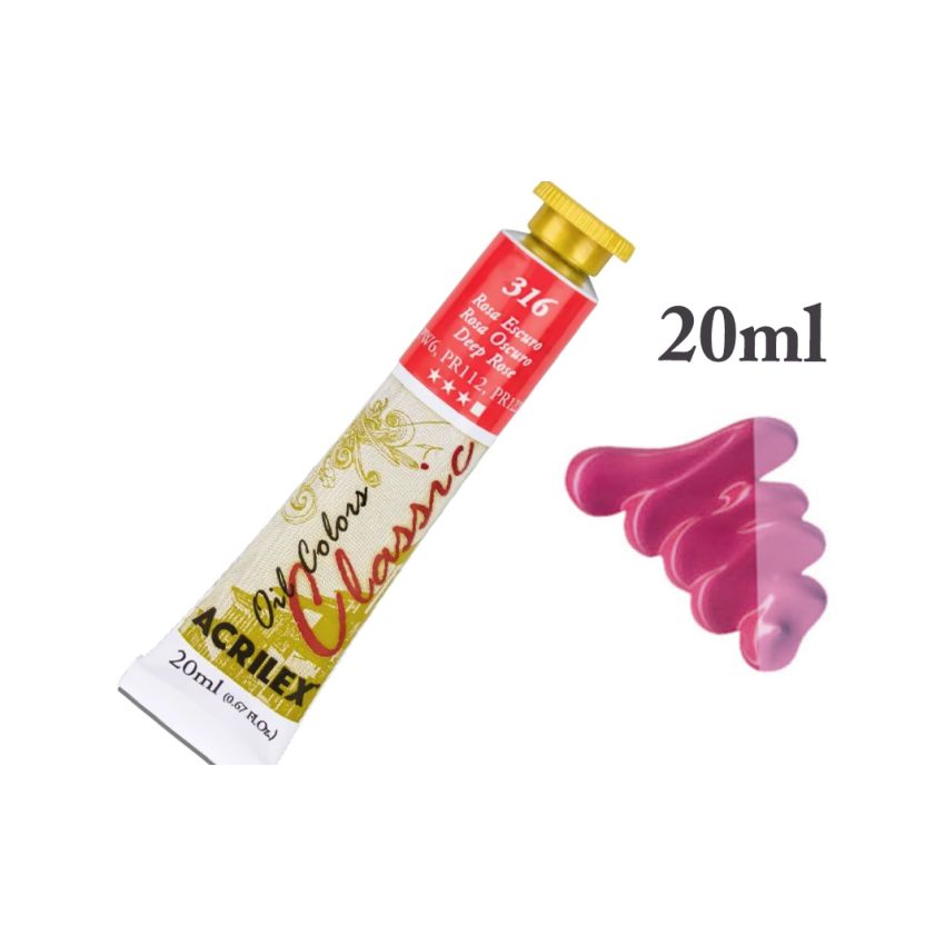 Tinta de Oleo Rosa Escuro