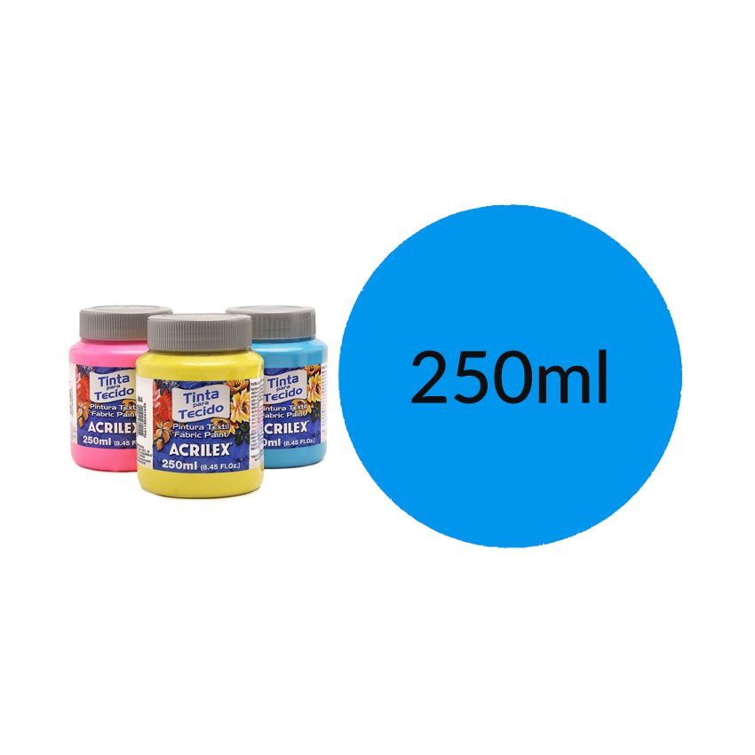 Tinta Tecido 250ML Azul Celeste 