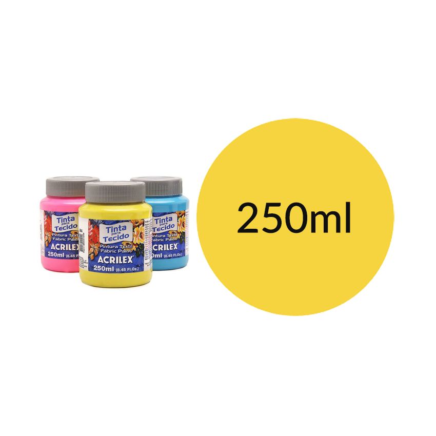 Tinta Tecido 250ML Ouro