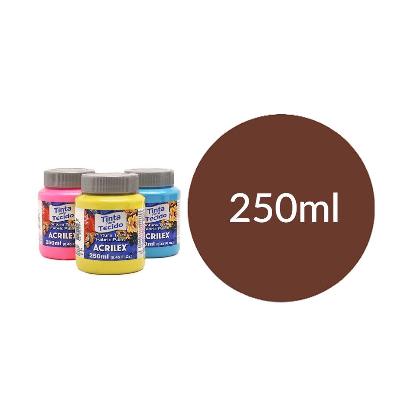 Tinta Tecido 250ML Marron