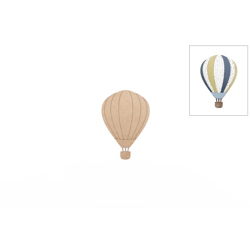 BALÃO AR QUENTE SET 12: 4.1X6X0.3CM