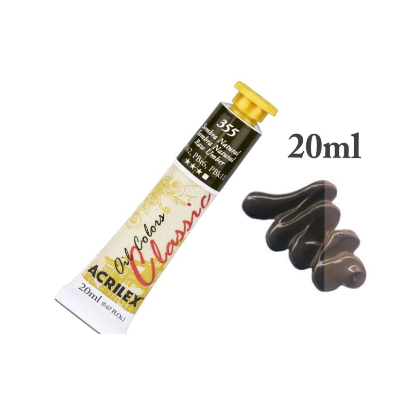 Tinta de Oleo Sombra Natural