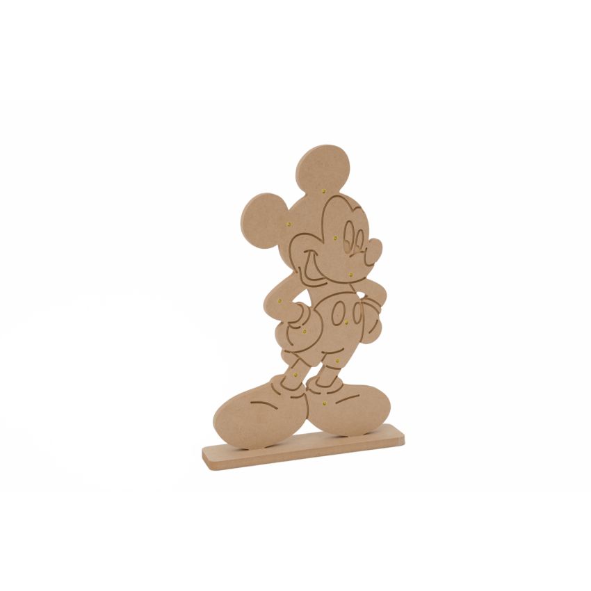 RATINHO C/LED 40X1.2CM MDF C/BASE