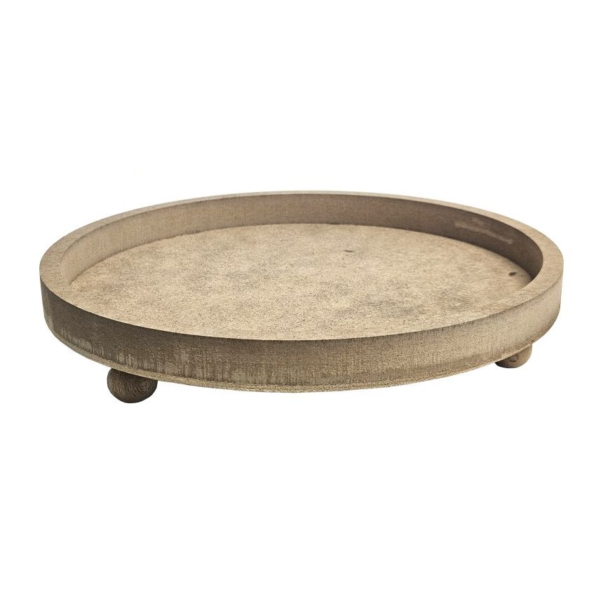 Bandeja redonda 3 patas 24 cm
