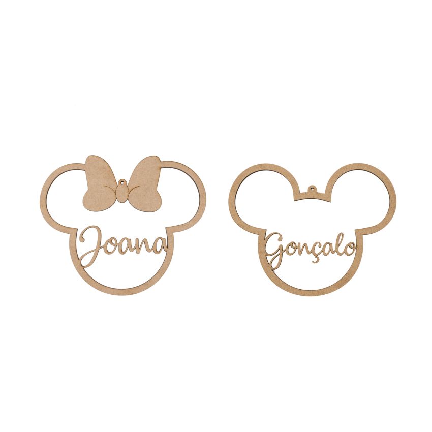 BOLA RATINHO/RATINHA C/NOME PERSONALIZAVEL 15X12.6X0F