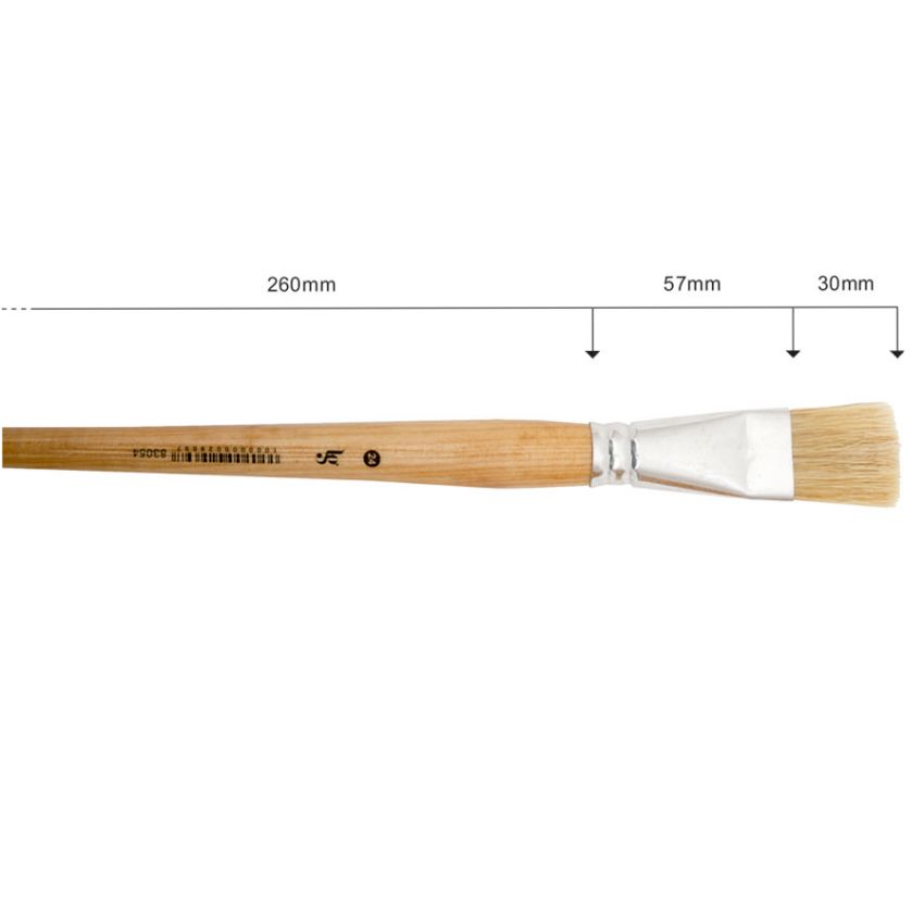 PINCEL LG Nº24 NAT. ESPATULADO C. COMPRIDO /12 - R.83054 