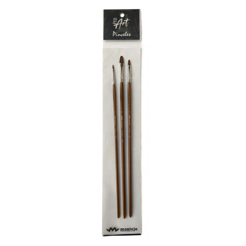 Set Pinceles PROART lengua gato 0.4.8