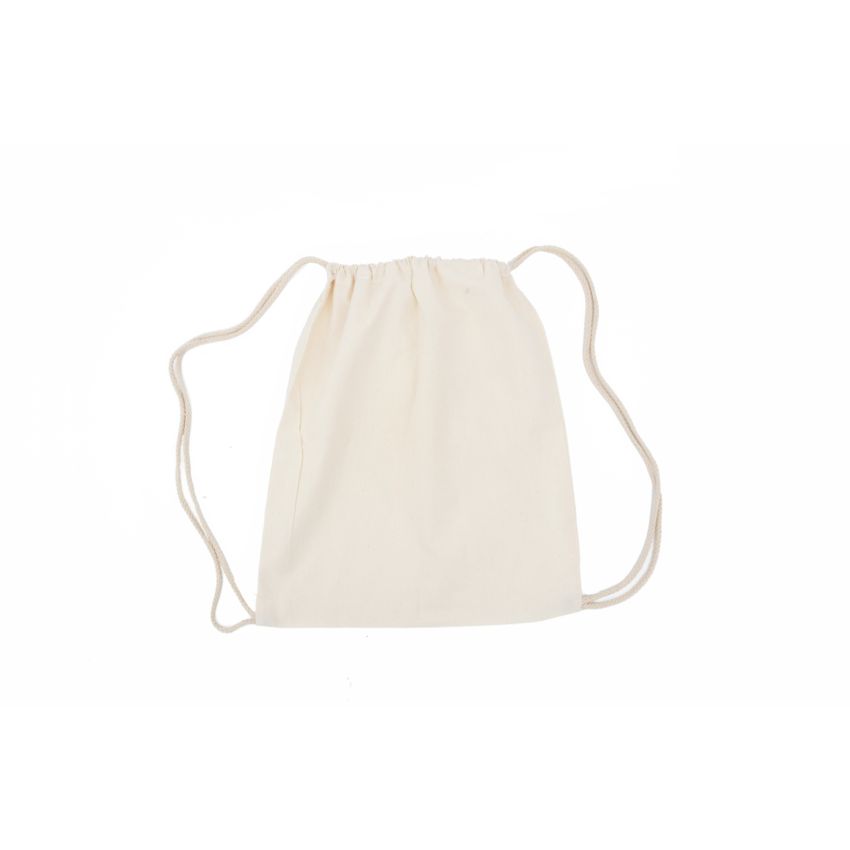 SET 4 SACOS TECIDO CRU C/CORDA 36X40CM