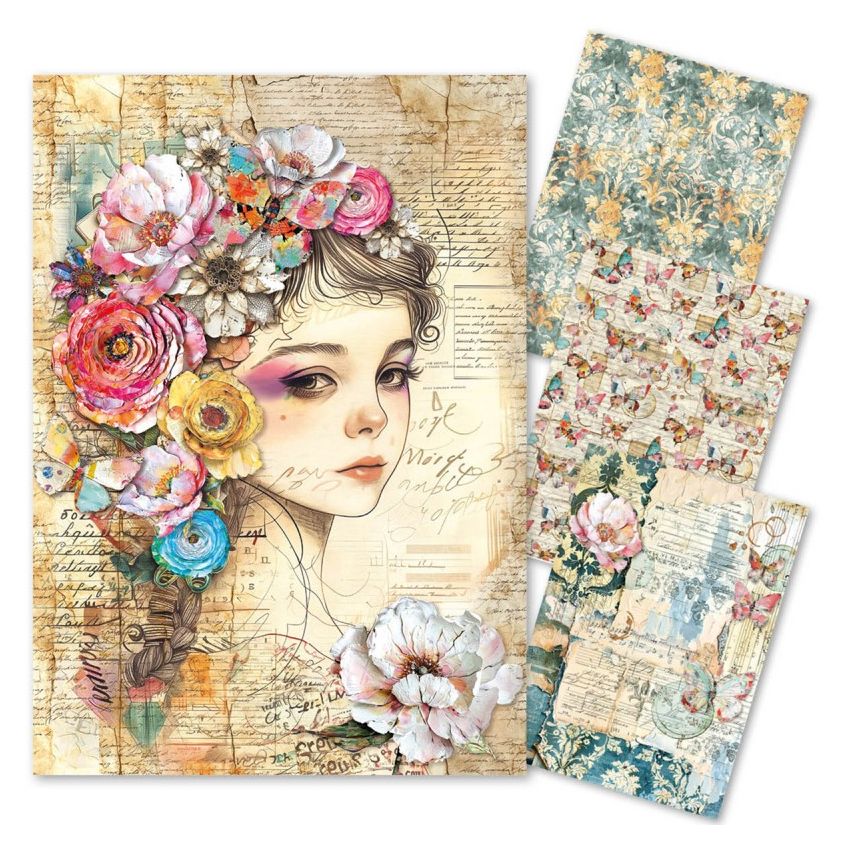 Mixed Media rice paper A4 Quintessential