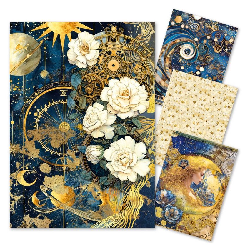 Rice Paper A4 MIXED 4/Pkg Celestial