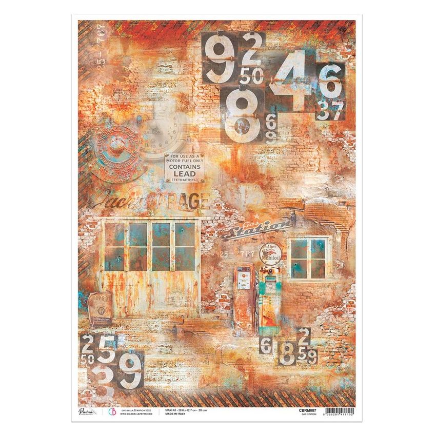 Rice Paper A3 Gas Station