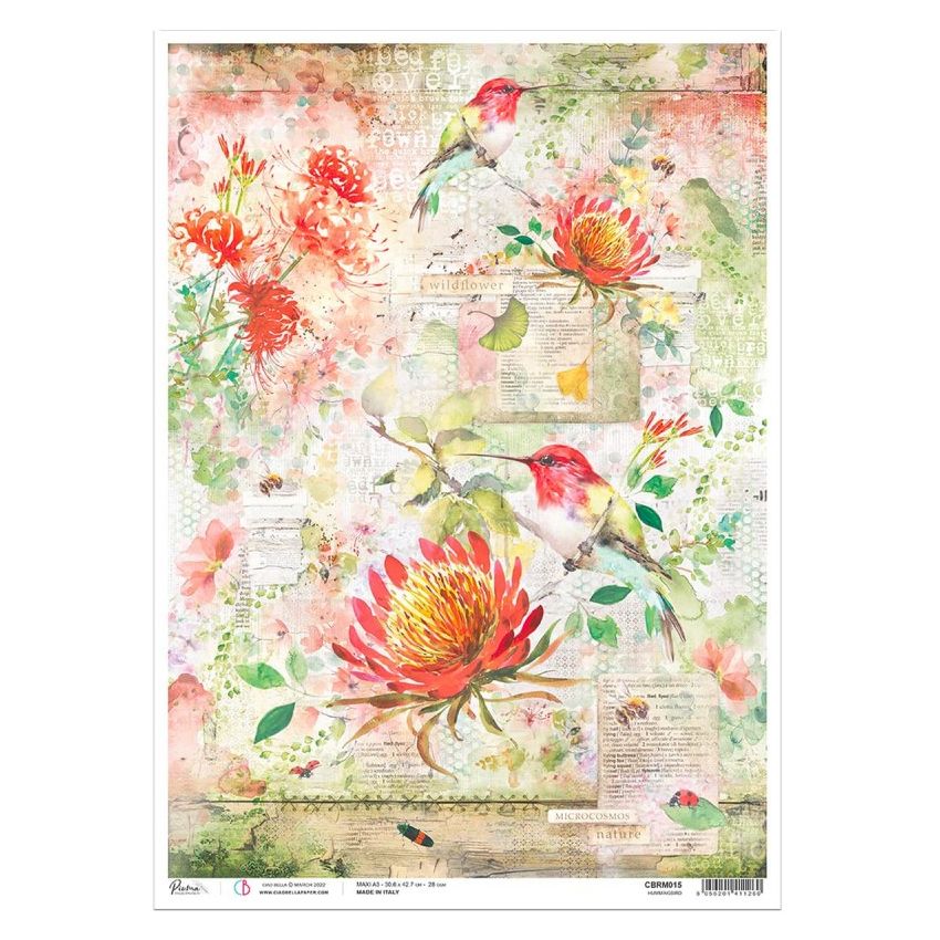 Rice Paper A3 Hummingbird