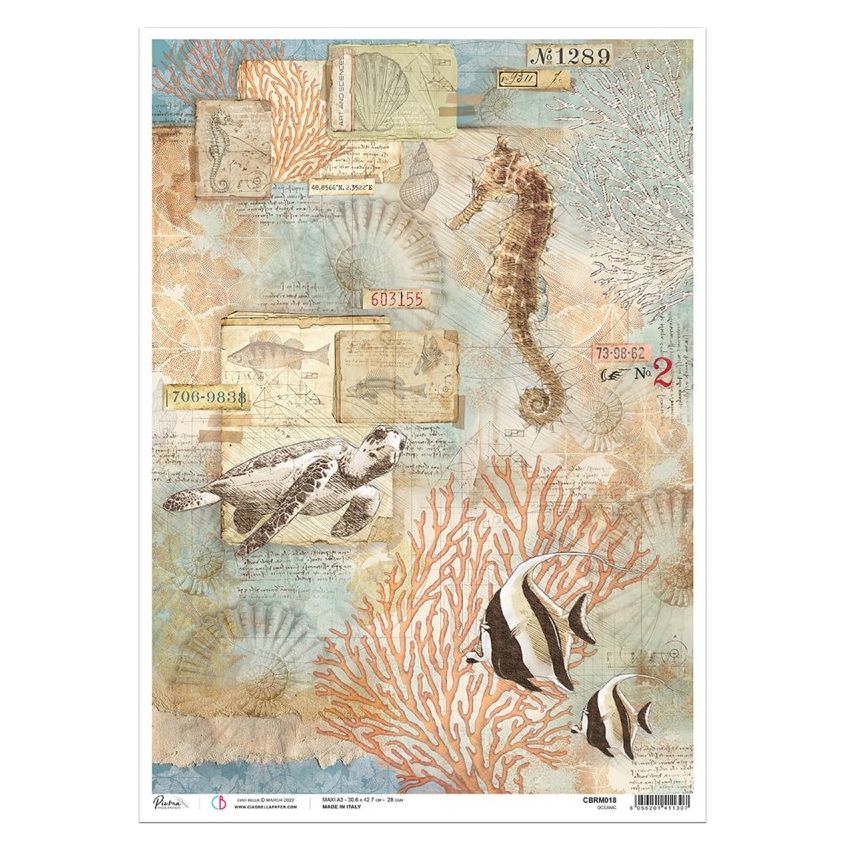 Rice Paper A3 Oceanic