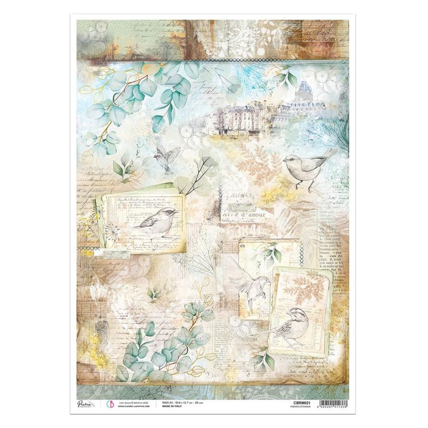 Rice Paper A3 Poemes d’Amour