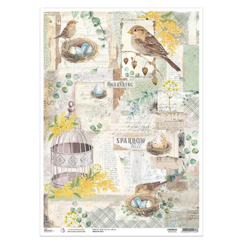 Rice Paper A3 Sparrow Hill