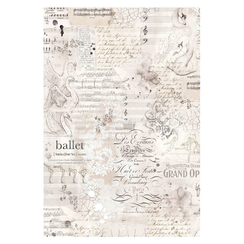 Rice Paper A3 Piuma Arabesque